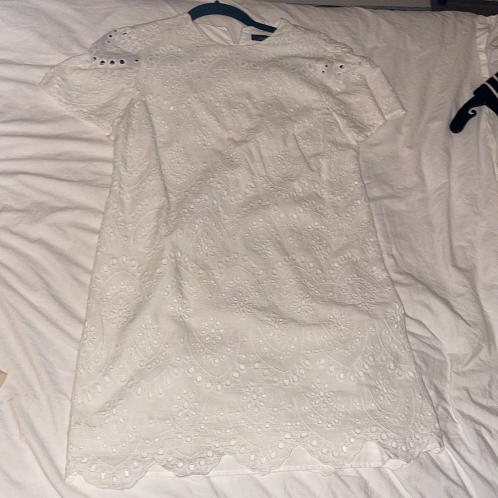 Zara dress-white with print